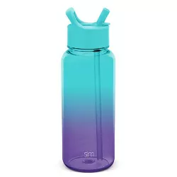 Simple Modern 32oz Tritan Summit Water Bottle with Straw 2 Tone - Tropical Seas