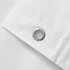 Home Mart Goods Premium 70" x 72" White Vinyl Shower Curtain Liner Waterproof - 3 of 4