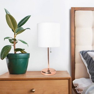 Creekwood Home Contemporary Bedside Table Lamps with USB Port - 1 of 4