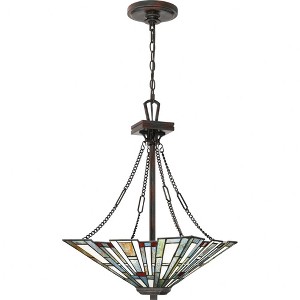 Quoizel Lighting Maybeck 3 - Light Pendant in  Valiant Bronze - 1 of 4