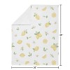 Sweet Jojo Designs Girl Baby Security Blanket Lemon Yellow Green and Beige - image 3 of 4