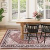Vintage Area Rug Machine Washable Oriental Distressed Carpet Rug Retro Medallion Stain Resistant Non-Slip Accent Rug - 2 of 4