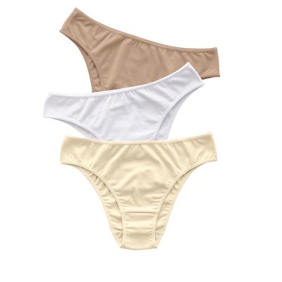 Leonisa 3-Pack Cotton Blend Bikini Panties -