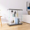 VYNXARIA Two-Door Glass Display Cabinet - Stylish Curio Bookshelf for Home & Office - 4 of 4