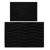 LunaLulinlk Good Vibes 15PC Shower Curtain, 70 x 72, Black/White - 4 of 4