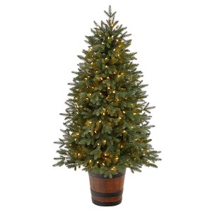 Nearly Natural 5' Colorado Aspen Prelit Porch Artificial Christmas Tree with Berries - 1 of 1