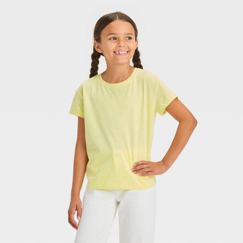 Pastel store yellow tee