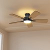 TALOYA Ceiling Fans with Lights and Remote, 46 Inch Low Profile Ceiling Fan with Light, Flush Mount, Reversible, 3CCT, Dimmable Black - 2 of 4