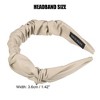 Unique Bargains Women's PU Leather Pleated Fashion Hairband Non Slip 1 Pc - 4 of 4