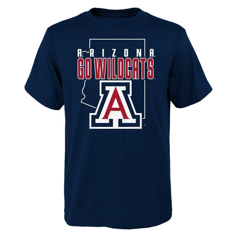 NCAA Arizona Wildcats Boys&#39; Core T-Shirt, 1 of 2