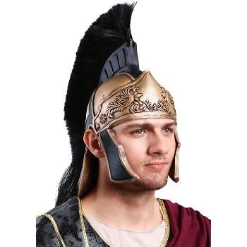 Forum Novelties Gold Gladiator Adult Costume Helmet : Target