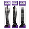 Mezzo Rotating Paint Brush Storage Rack with Black Swan Set of 15 Synthetic Red Sable Paint Brushes - Long Handle Professional Watercolor Brushes with - 2 of 4
