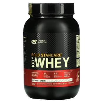 Optimum Nutrition Gold Standard 100% Whey, Cookies & Cream, 1.84 lb (837 g)