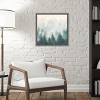 Amanti Art Misty Forest Blush Sq by Julia Purinton Canvas Wall Art Print Framed 16 x 16-in. - 4 of 4