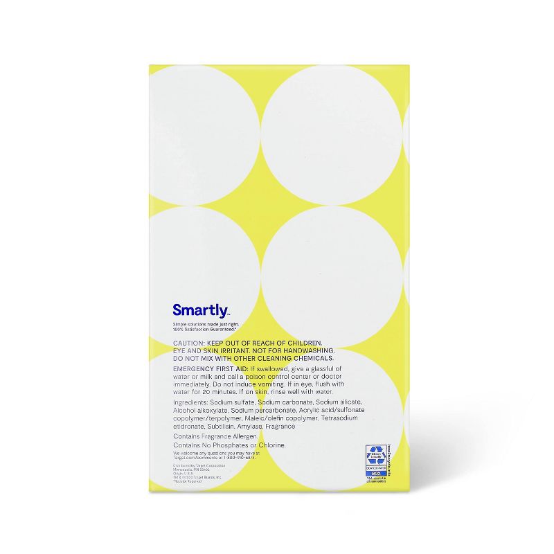 Lemon Scented Dish Detergent Powder - 75oz - Smartly&#8482;, 4 of 5