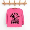 The Juniper Shop SmileyWorld The World Needs More Love Youth Long Sleeve Tee - 2 of 4