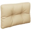 vidaXL Pallet Cushion Beige 23.6"x15.7"x4.7" Fabric - 4 of 4