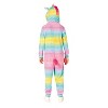 Girls Unicorn Hooded Onesie Halloween Costume Jumpsuit - 2 of 2