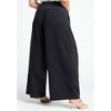 ELOQUII Women's Plus Size The Fluid Crepe Wide Leg Pant - 4 of 4