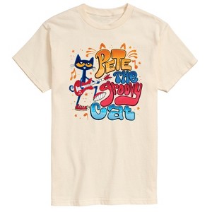 Men's - Pete the Cat - Groovy Poster Short Sleeve Graphic T-Shirt - 1 of 4