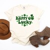 Simply Sage Market S.W.Smiley Happy Go Lucky Smiley Face Garment Dyed Tee - 3 of 4