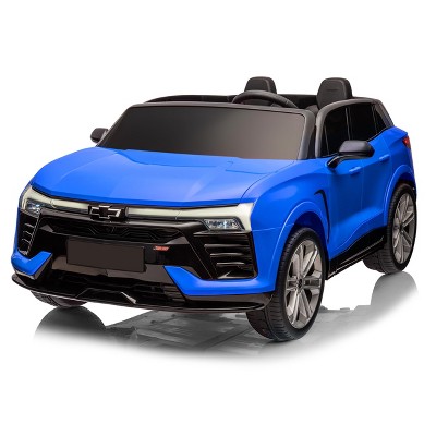 24V Kids Ride On Car, 2-Seater SUV Licensed Chevrolet Blazer Electric Car w/Parent Remote Control, 3 Speeds