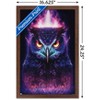 Trends International Wumples - Mystic Owl Framed Wall Poster Prints - 3 of 4