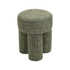 Meridian Furniture,Larson Polyester Fabric Ottoman/Stool - 3 of 4