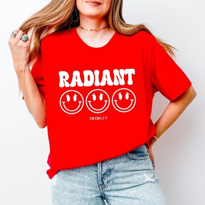 Simply Sage Market S.W.Smiley Radiant Groovy Outline Short Sleeve Tee