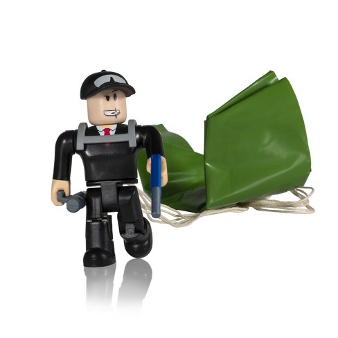 Roblox Action Collection Jailbreak Secret Agent Figure Pack Includes Exclusive Virtual Item Target - roblox man package