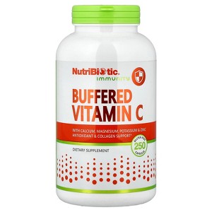 NutriBiotic Immunity, Buffered Vitamin C, 250 Gluten Free Capsules - 1 of 4