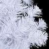 Christmas Tree White PVC 70.9 in Ornaments Fake Christmas Tree - 2 of 4
