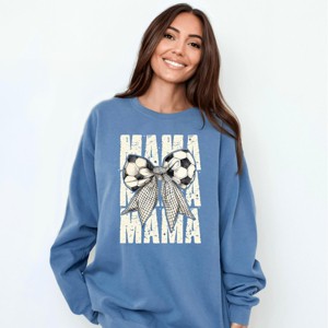 Simply Sage Market Soccer Mama Coquette Garment Dyed Sweatshirt - 1 of 4