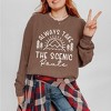 Simply Sage Market Women's Take The Scenic Route Horizon Long Sleeve Garment Dyed Tee - 2 of 3