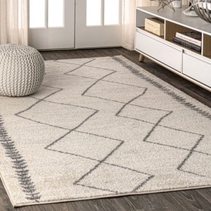 Zaina Moroccan Beni Souk Area Rug  - JONATHAN Y - 1 of 4