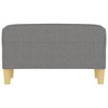 vidaXL Bench Dark Gray 27.6 in.x13.8 in.x16.1 in. Fabric - 3 of 4