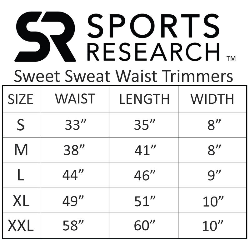 Sports Research Sweet Sweat Waist Trimmer Belt - Medium, 2 of 3