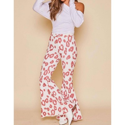 Women's Dee Bell Bottom Pants - Peach Love