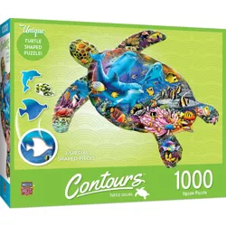 MasterPieces 1000 Piece Jigsaw Puzzle For Adults, Family, Or Kids - Turtle Sailing - 25.55"x 20.42"