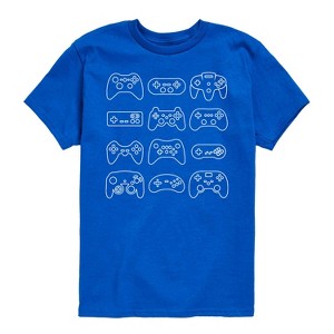 Boys' - Instant Message - Controller Grid Short Sleeve Graphic T-Shirt - 1 of 4