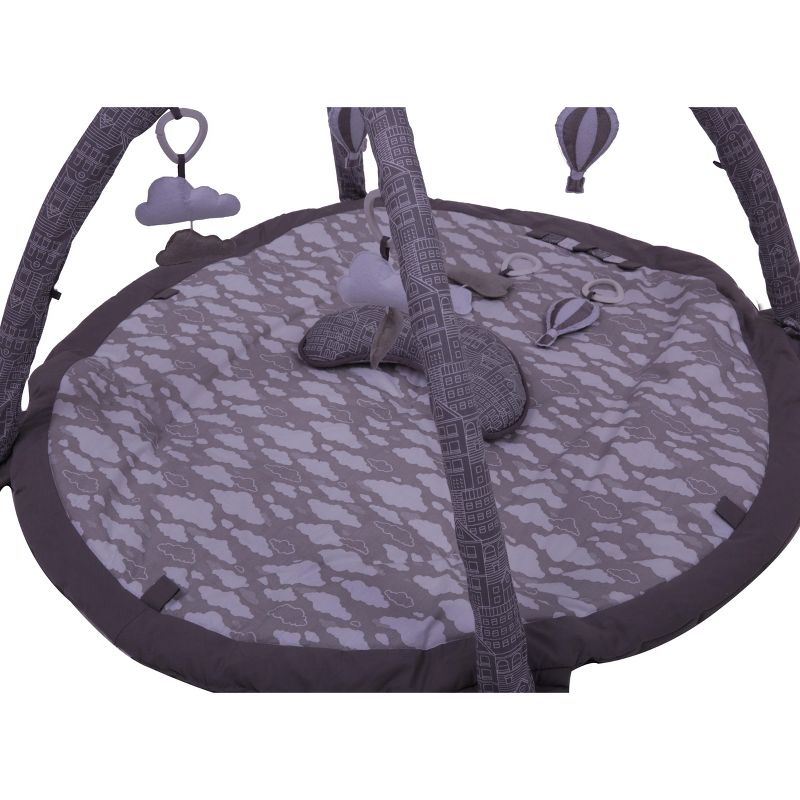 Bacati - Baby Activity Gyms & Playmats (Clouds in the City White/Grey), 3 of 9
