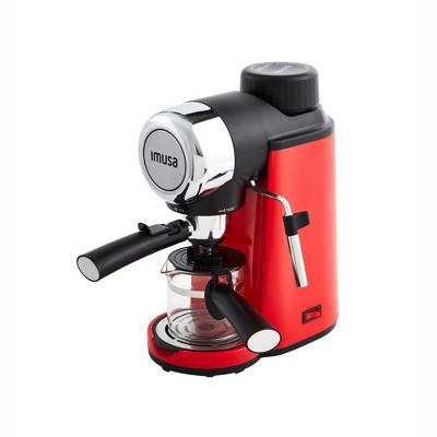 Aria 11.8" Stainless Steel Espresso and Cappuccino Maker with Steam Wand