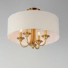 Maxim Lighting Bongo 4 - Light Semi-Flush Mount in  Natural Aged Brass - 2 of 4