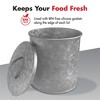Amici Home Newport Collection Galvanized Metal Storage Canister, Food Safe - 4 of 4