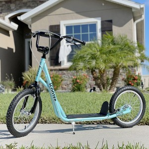 Whisen Kids’ Kick Scooter with Adjustable Height Handlebar and Non-Slip Footplate as Riding-on Toy Gift for 5+ Years Old - 1 of 4
