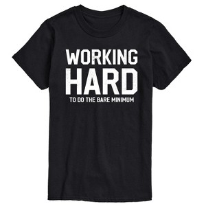 Men's - Instant Message - Working Hard Short Sleeve Graphic T-Shirt - 1 of 4