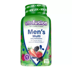 Vitafusion Men's Multivitamin Dietary Supplement Gummies - Berry - 150ct