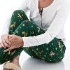 Old Ranch Brands Women's Holiday Dog Organic Pajama Jogger - 3 of 4