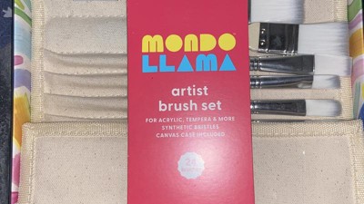 24pc Artist Paintbrush Set - Mondo Llama™ : Target