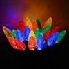DELight C9 Christmas Lights Outdoor,100FT LED String Lights w/ 100 Clips for Roofline Lighting Connectable DIY Cuttable Waterproof Decor Multicolor - 4 of 4